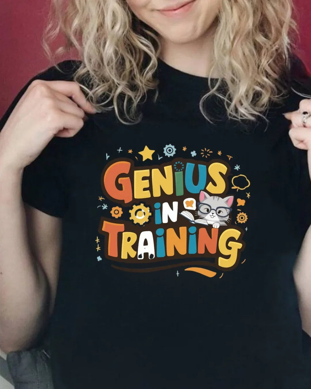 Genius In Training Kids Cotton T-Shirt - Billien