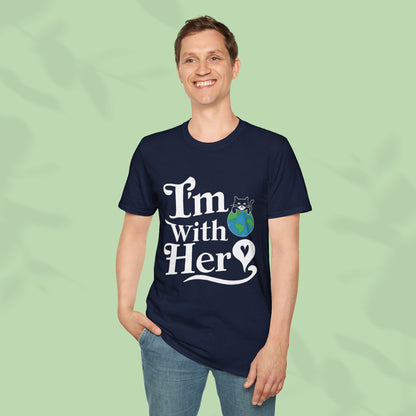 I am With Her Cotton Tee
