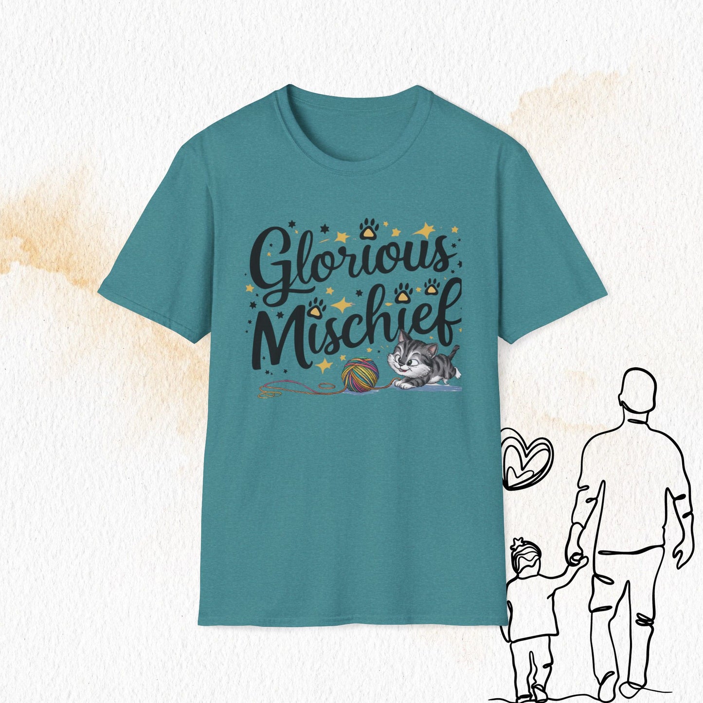 Glorious Mischief Cotton Men T-Shirt