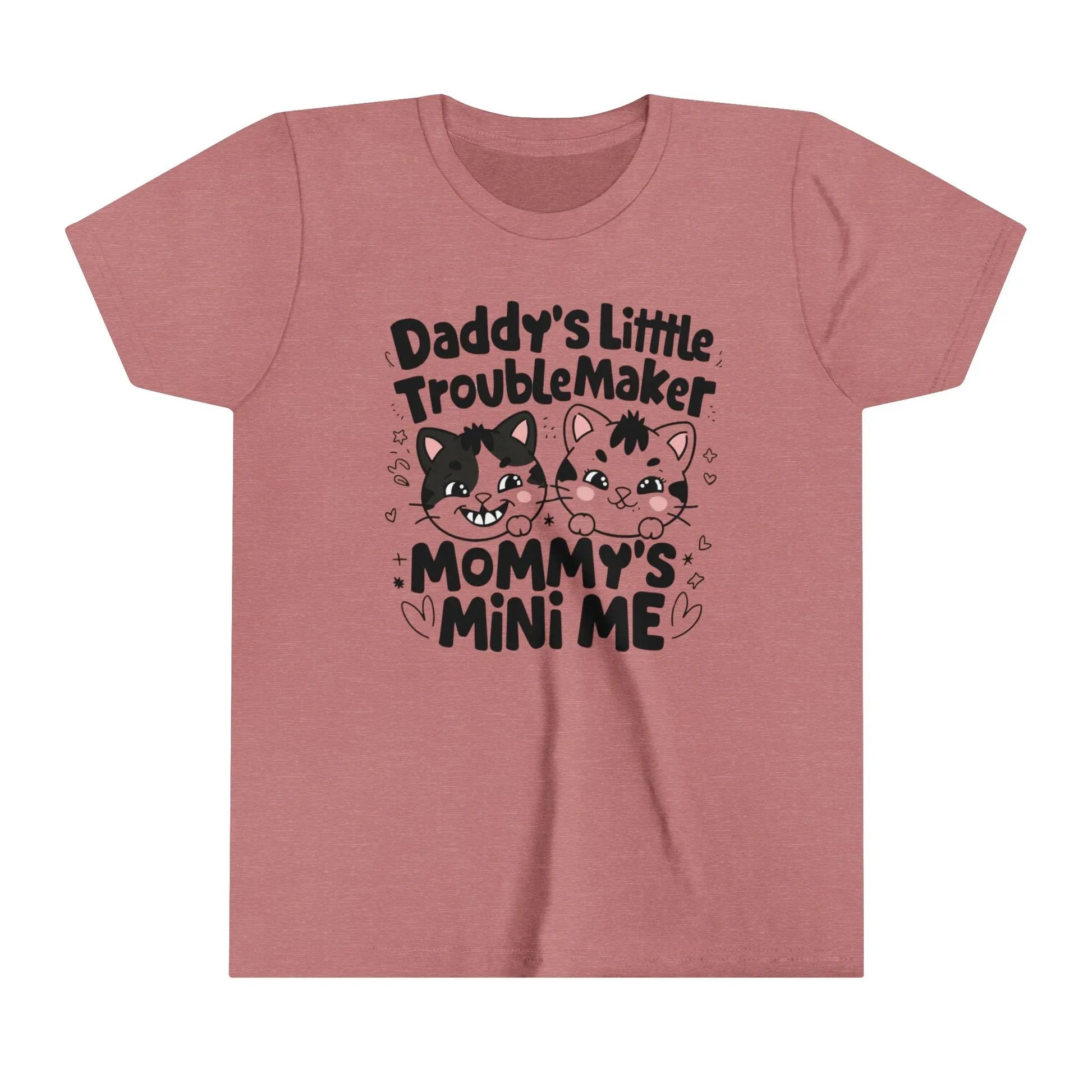 Daddy Little Troublemaker Youth Heavy Cotton T-Shirt - Billien