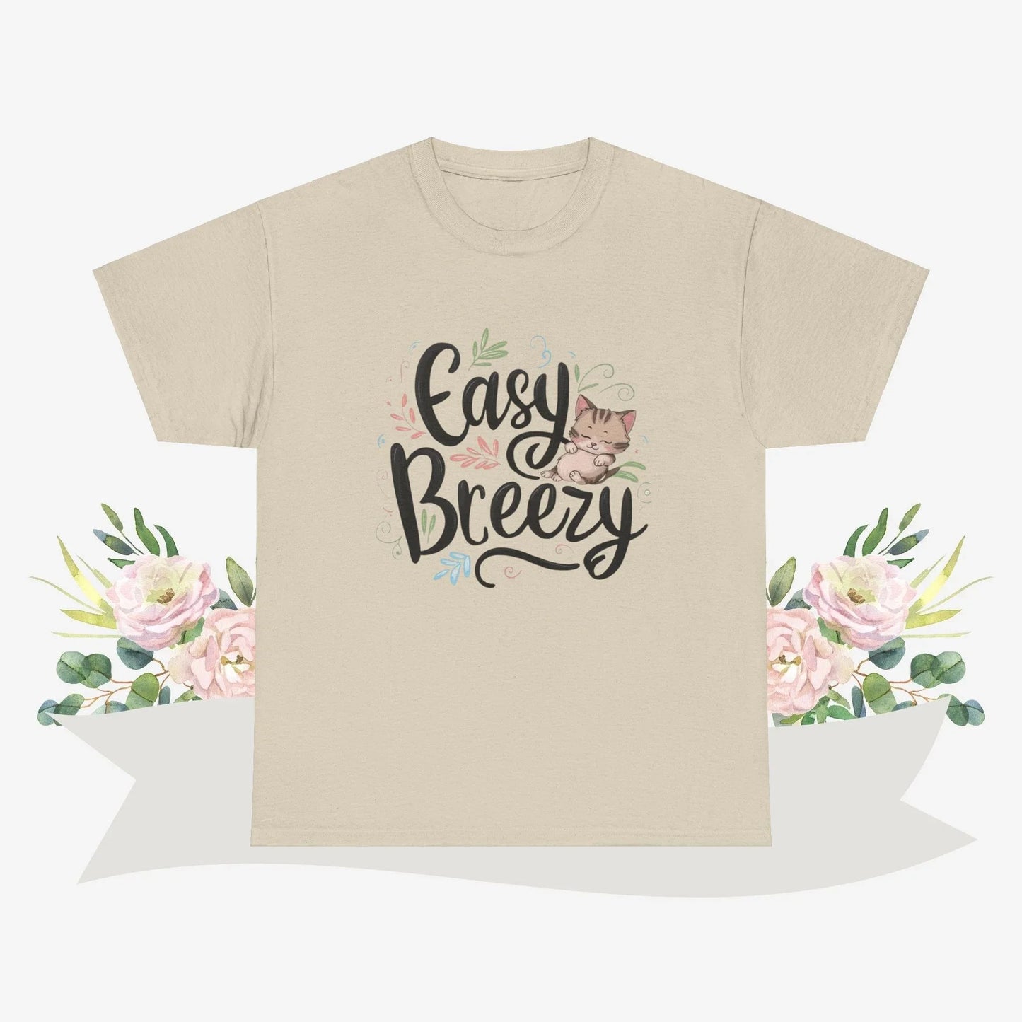 Easy Breezy Idiom Cotton Tshirt - Billien