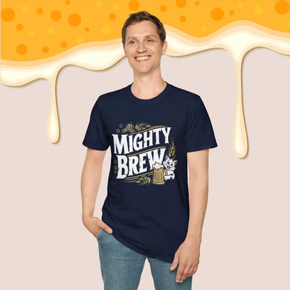 Mighty Brew Cotton Crew Neck Tshirt - Billien