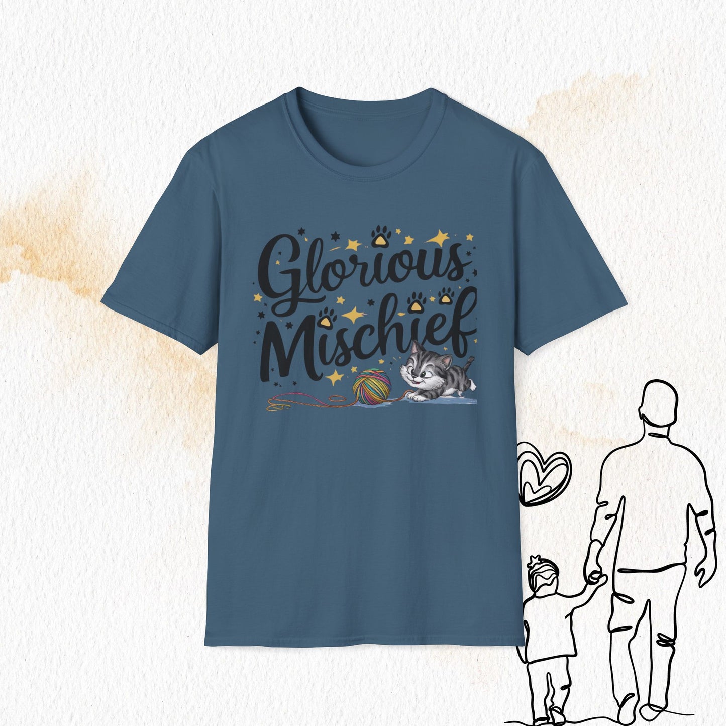 Glorious Mischief Cotton Men T-Shirt