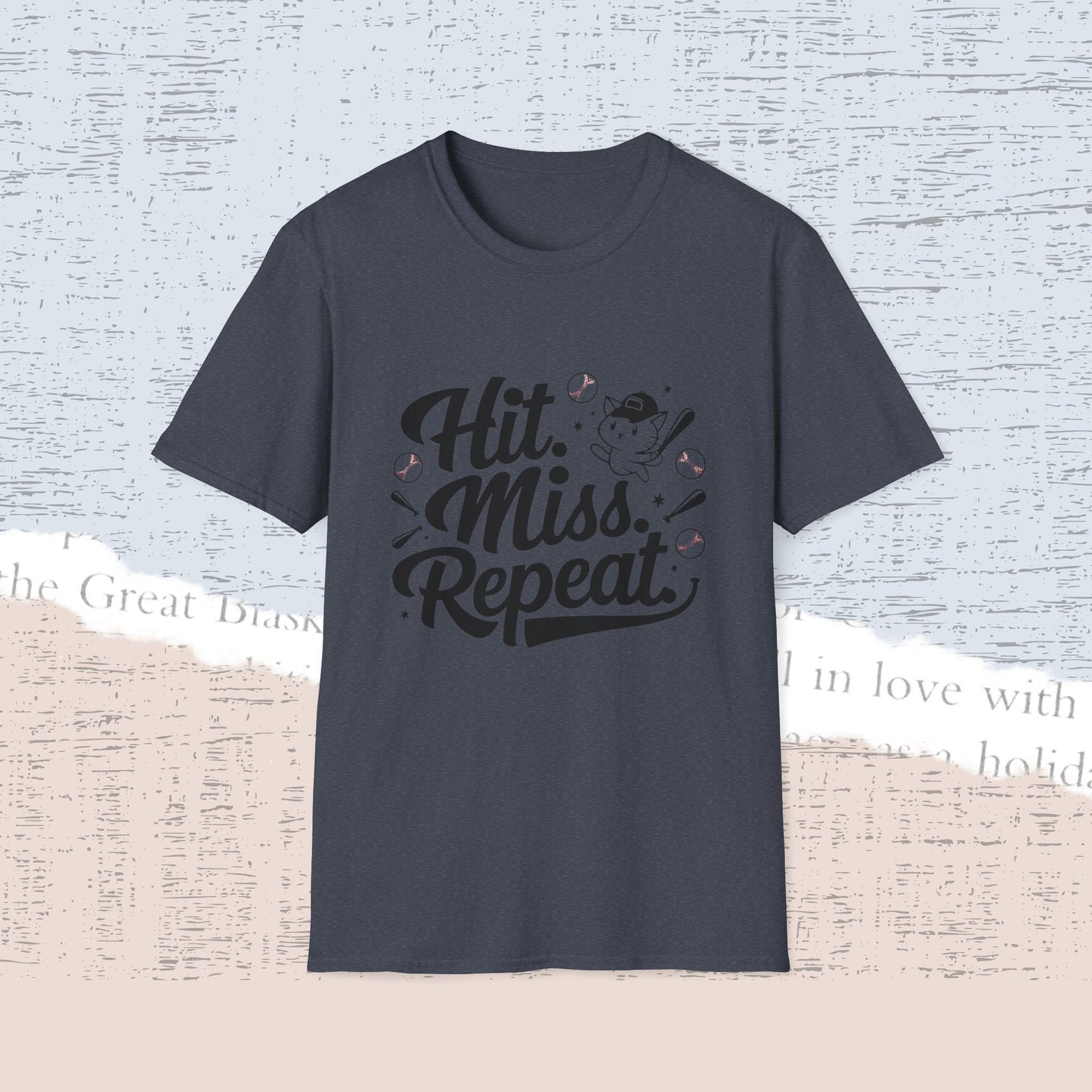 Hit Miss Repeat Cotton Men Tee