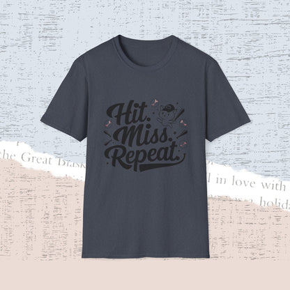 Hit Miss Repeat Cotton Men Tee