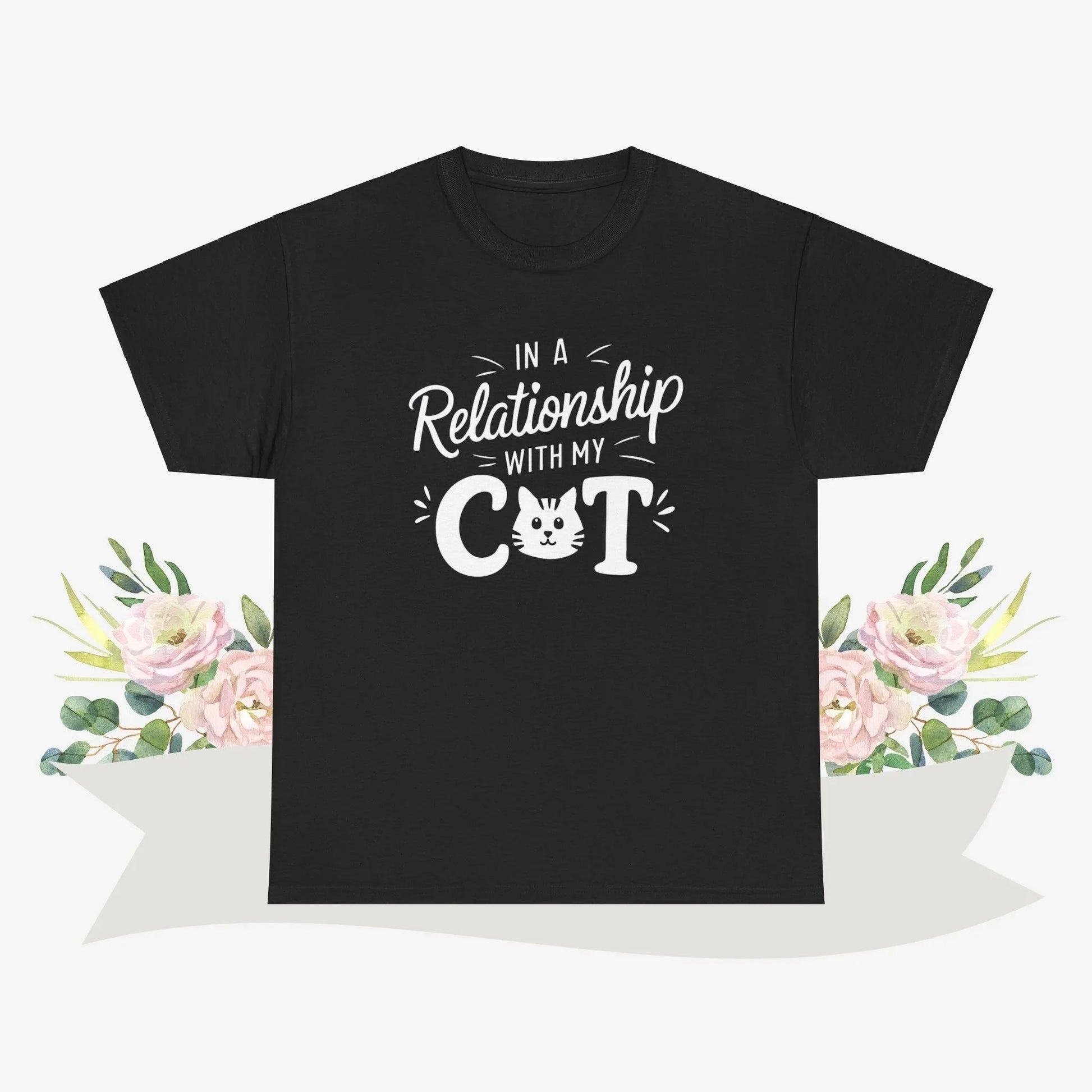 In a Relationship with Cat Cotton Tshirt - Billien