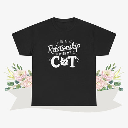 In a Relationship with Cat Cotton Tshirt - Billien