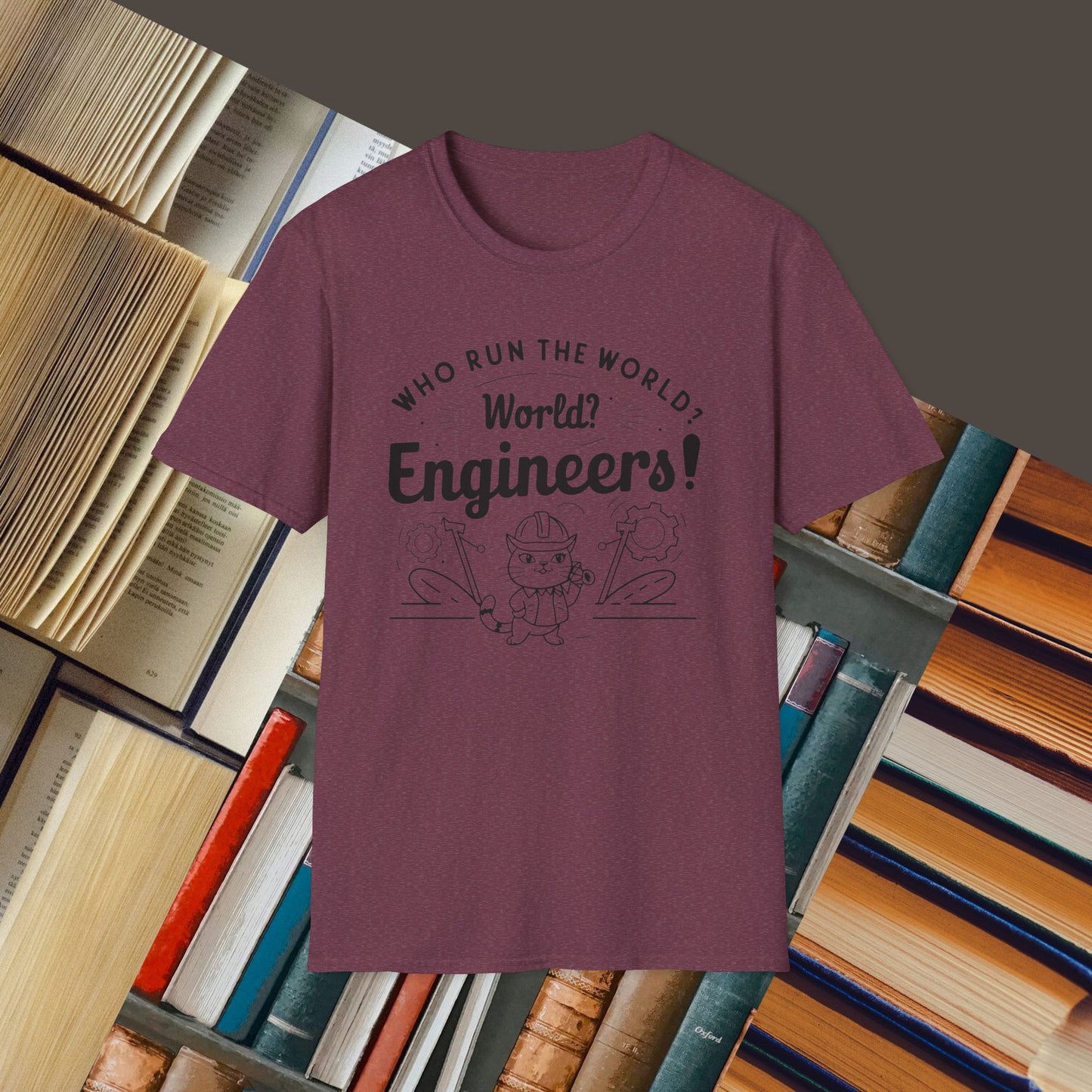 Who Build World Cotton T-Shirt