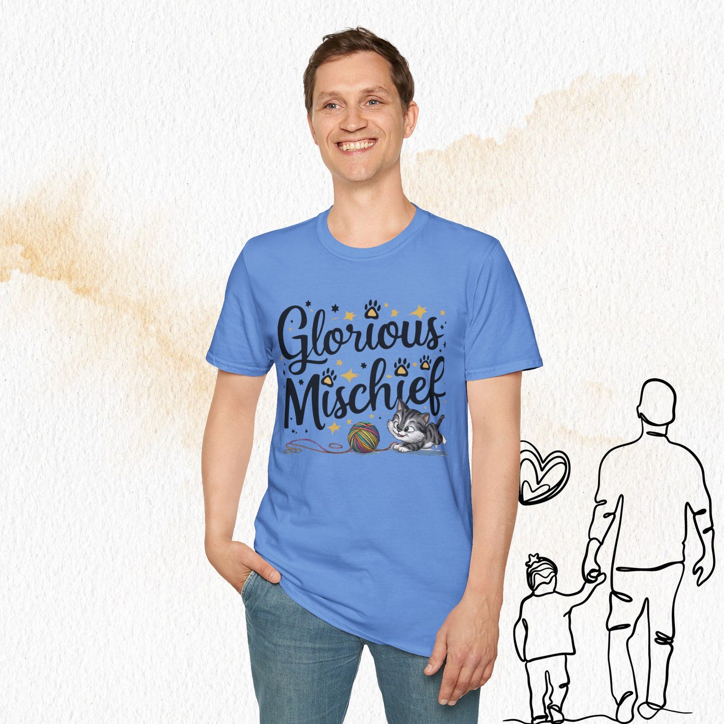 Glorious Mischief Cotton Men T-Shirt