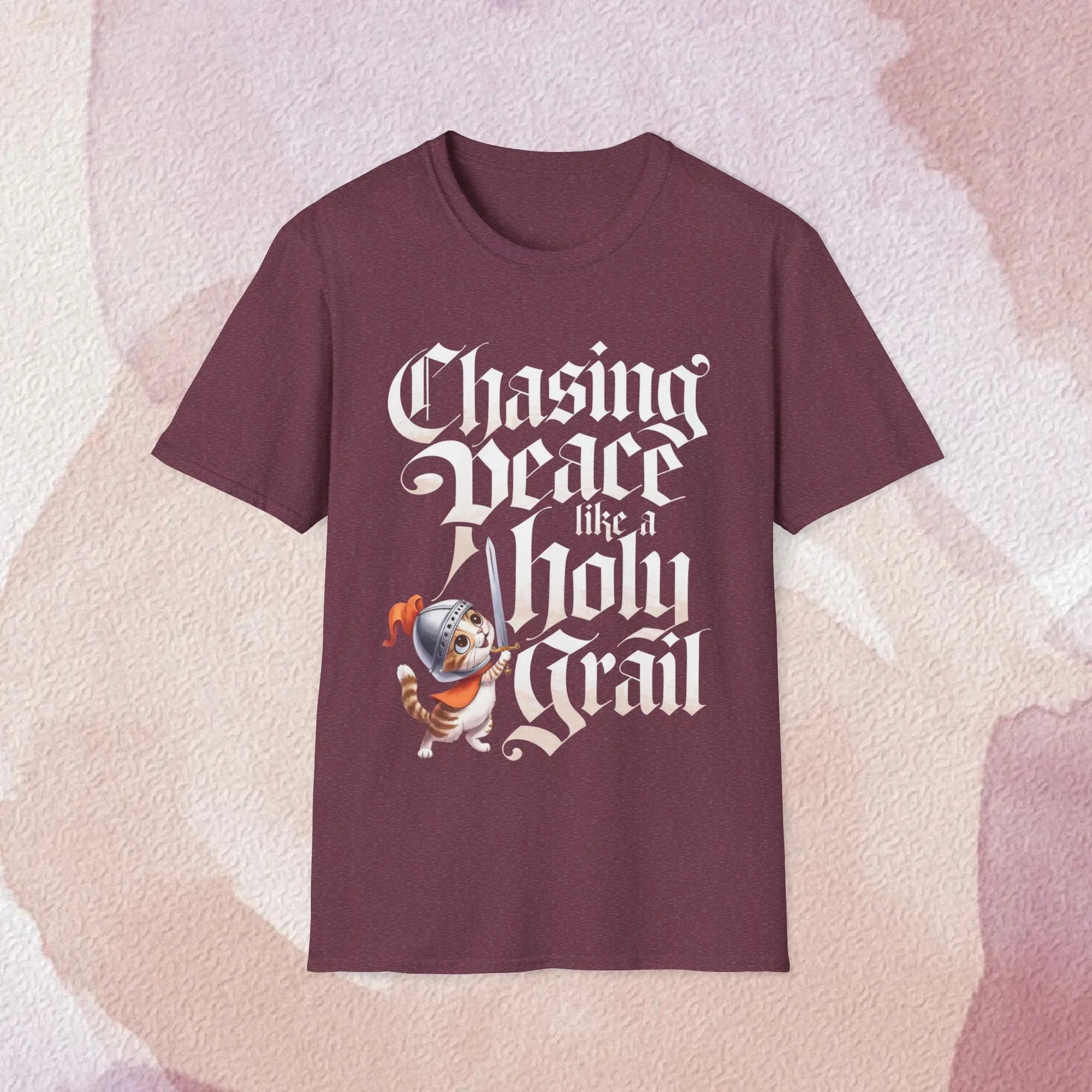 Chasing Peace Like A Holy Grail Unisex Softstyle T-Shirt - Billien
