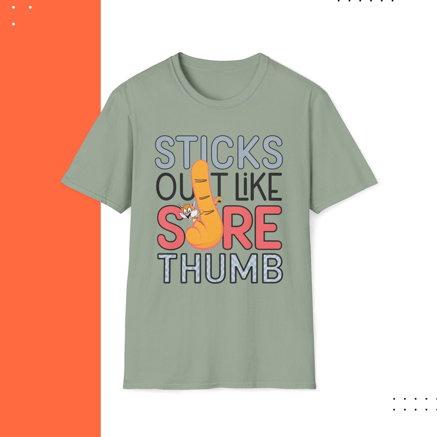 Stick Out Sore Throat Cotton T-Shirt