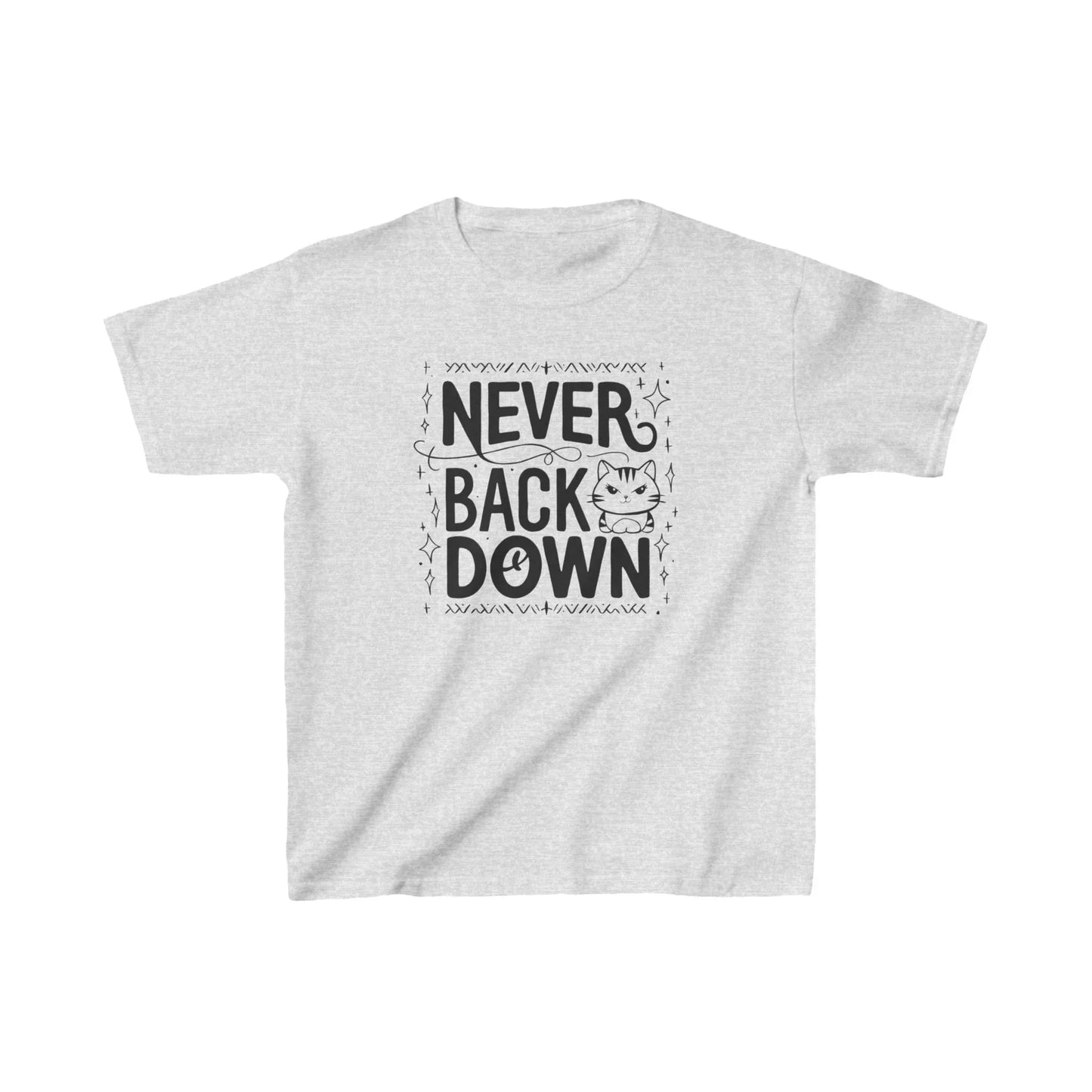 Never Back Down Kid Cotton T-Shirt - Billien