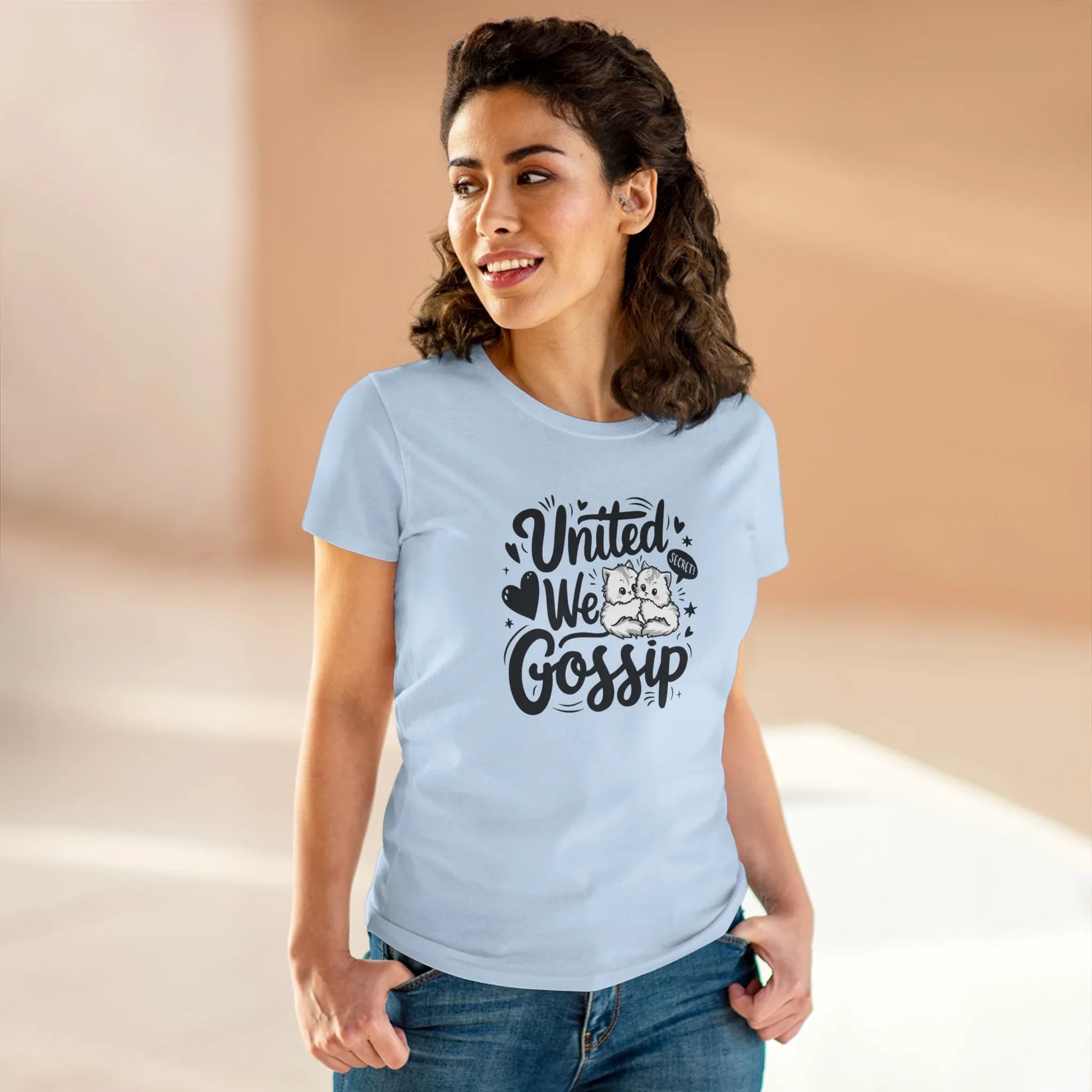 United We Gossip Women Cotton Tshirt - Billien