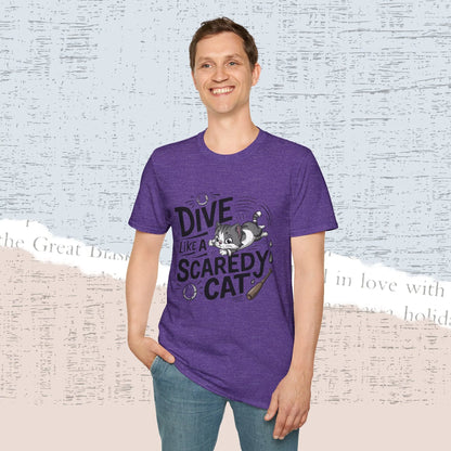 Dive Like Scaredy Cotton Men Tee - Billien