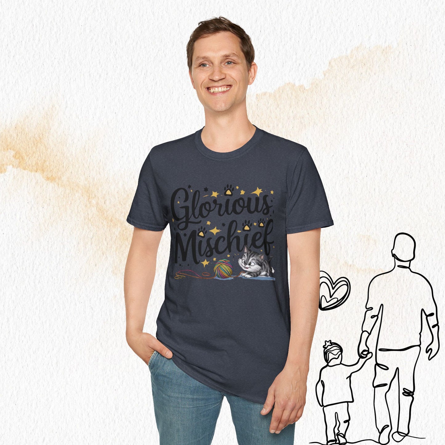 Glorious Mischief Cotton Men T-Shirt