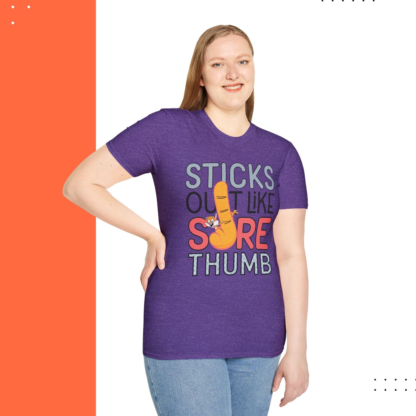Stick Out Sore Throat Cotton T-Shirt