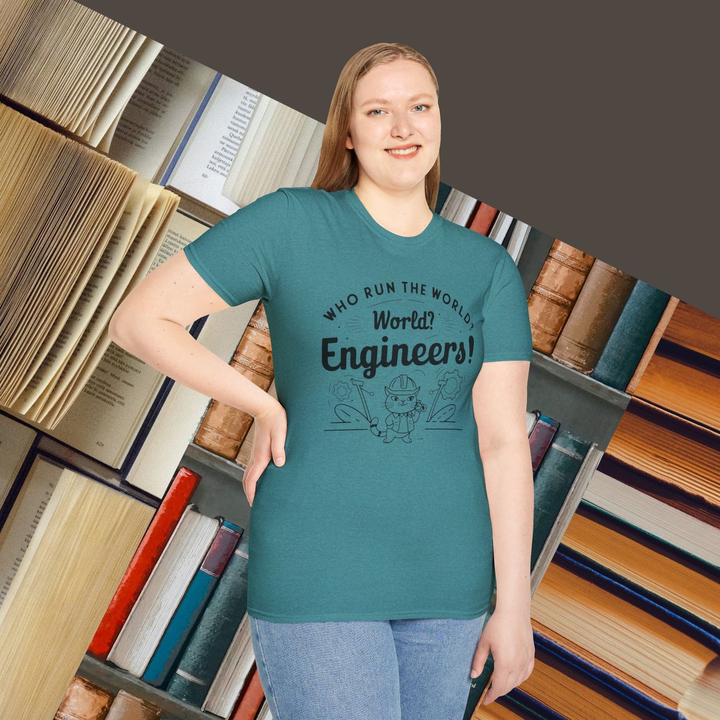 Who Build World Cotton T-Shirt