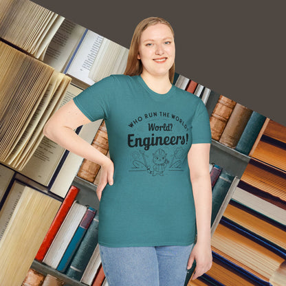 Who Build World Cotton T-Shirt