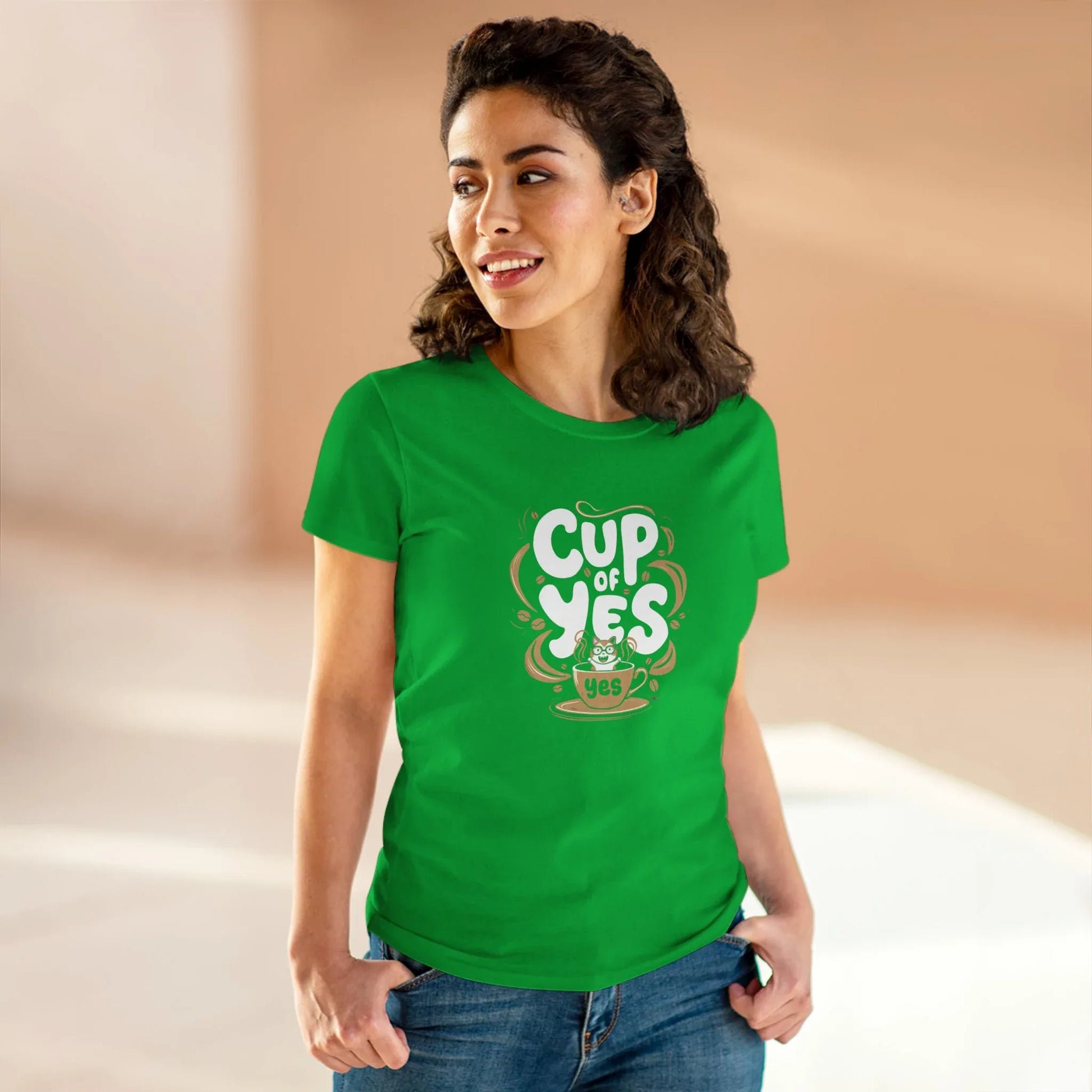 Cup of Yes Coffee Lover Women T-Shirt - Billien