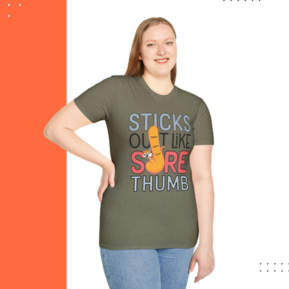 Stick Out Sore Throat Cotton T-Shirt