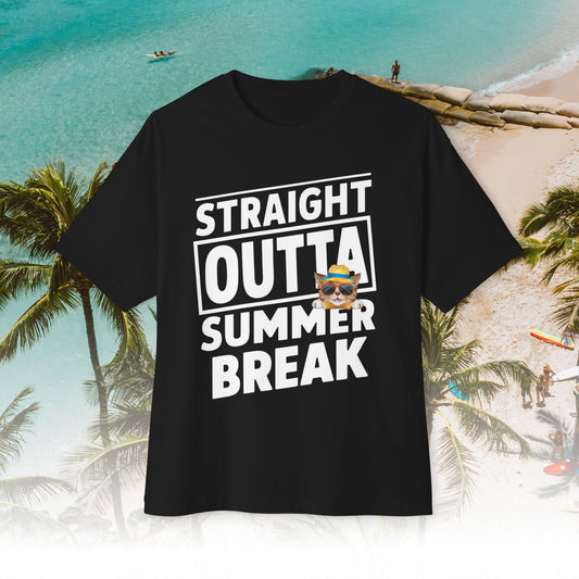 Summer Out Break Unisex Travel Oversized Boxy Tee