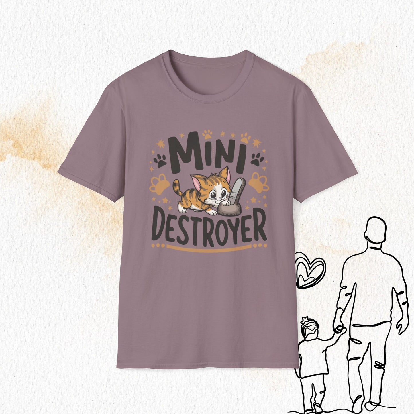 Mini Destroyer Cotton Men T-Shirt