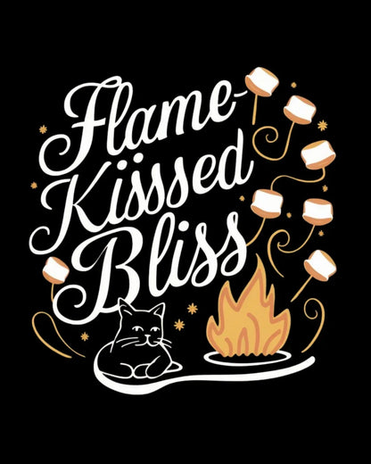 Flame Kiss Bliss Cotton T-Shirt - Billien