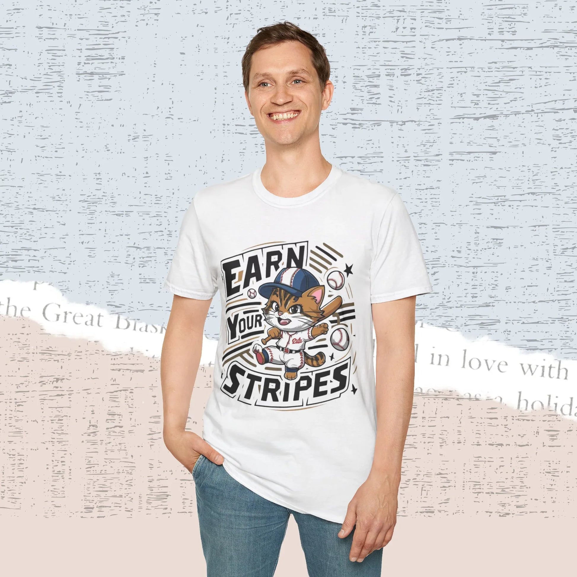 Earn Your Stripe Cotton Men Tee - Billien