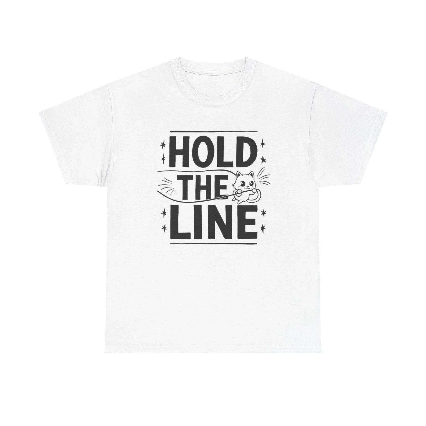 Hold The Line Idiom Cotton T-Shirt - Billien