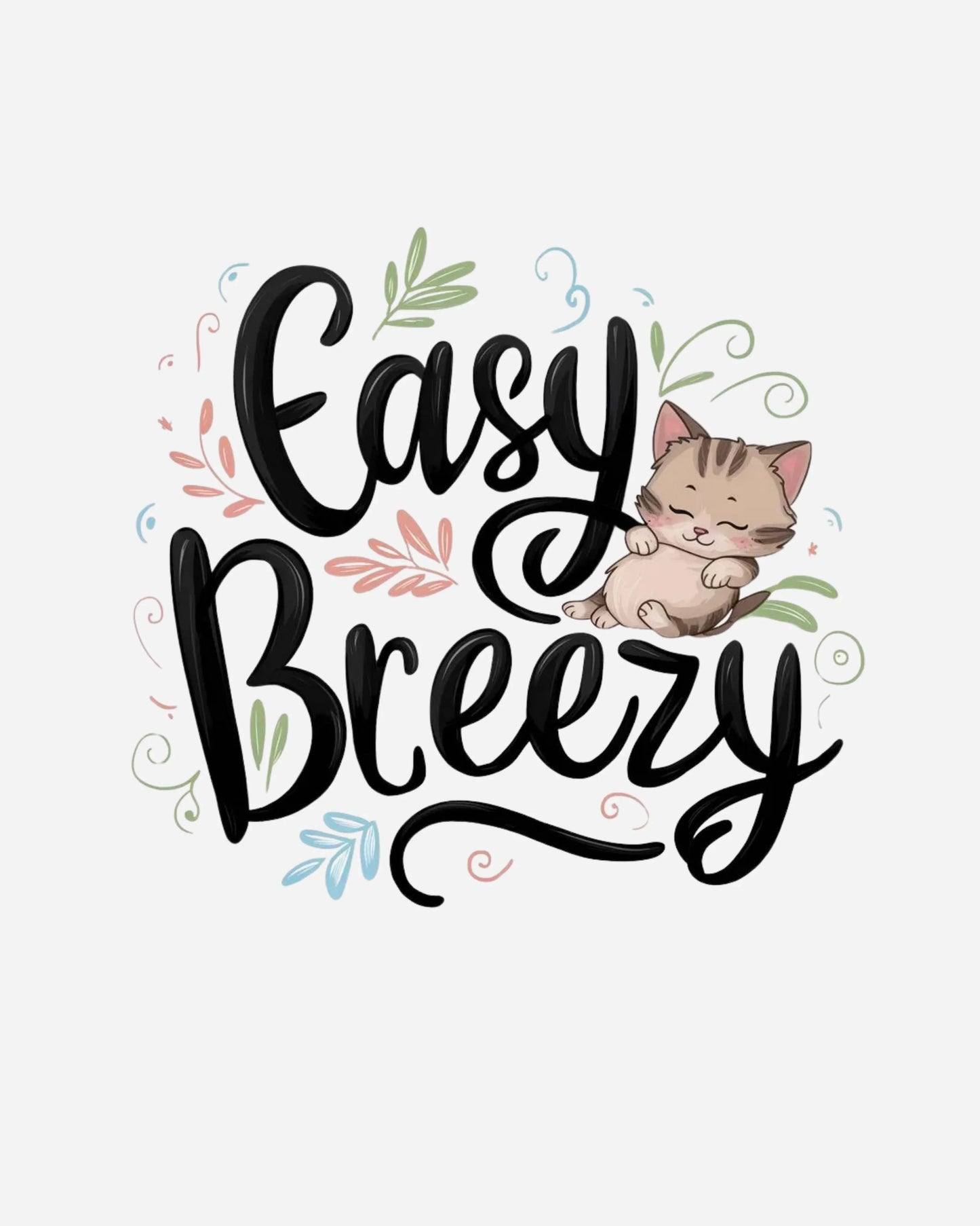 Easy Breezy Idiom Cotton Tshirt - Billien