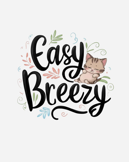 Easy Breezy Idiom Cotton Tshirt - Billien