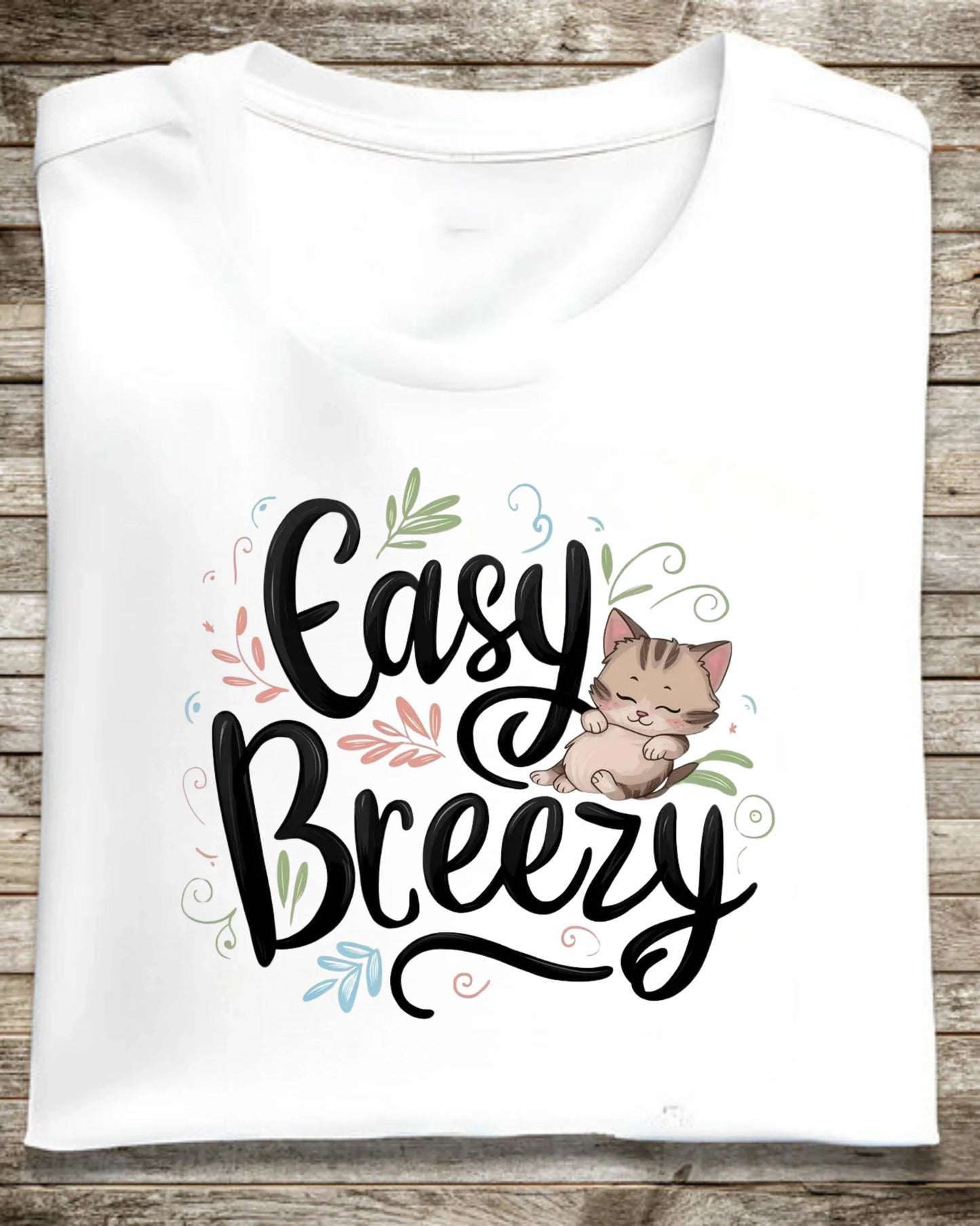 Easy Breezy Idiom Cotton Tshirt - Billien