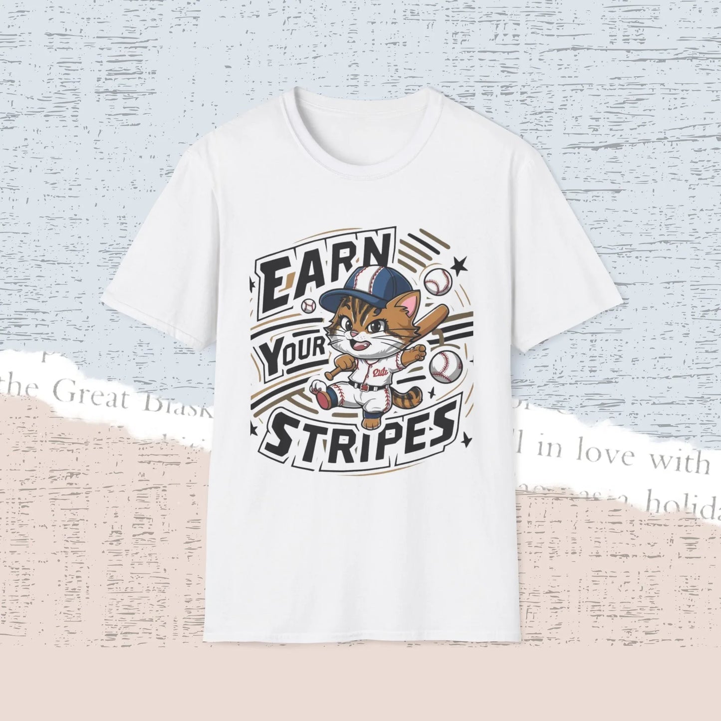 Earn Your Stripe Cotton Men Tee - Billien