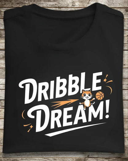 Dribble Dream Playing Basketball Cotton T-Shirt - Billien