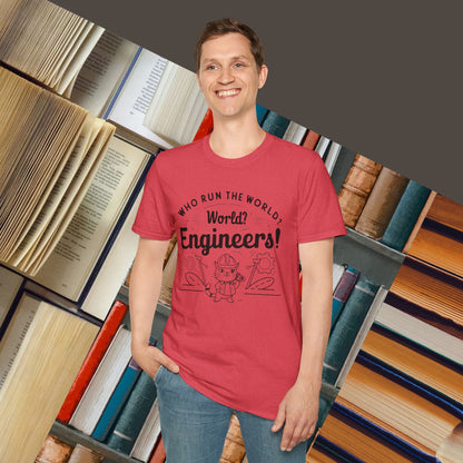 Who Build World Cotton T-Shirt