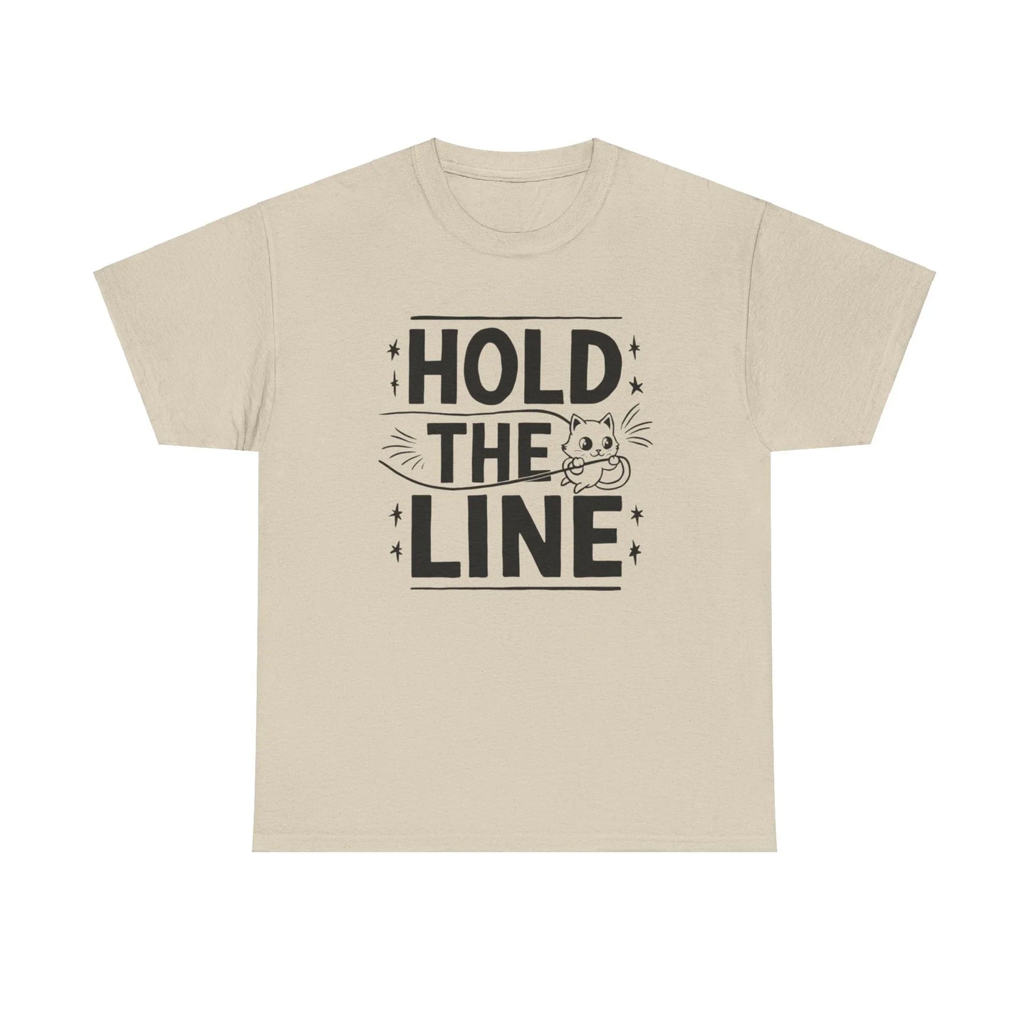 Hold The Line Idiom Cotton T-Shirt - Billien