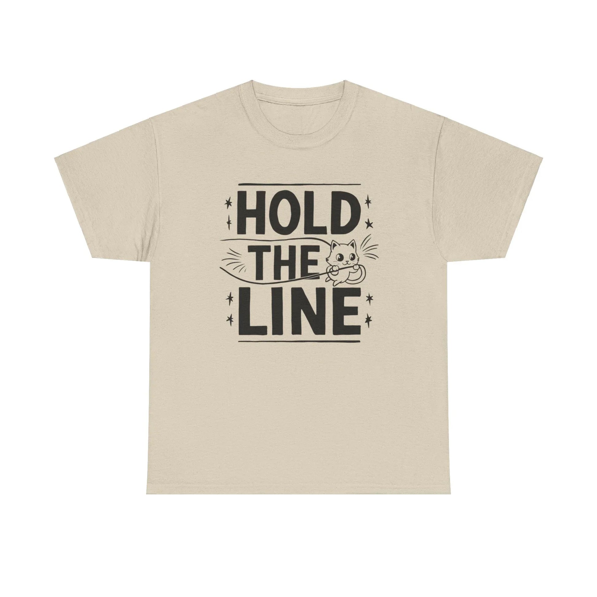 Hold The Line Idiom Cotton T-Shirt - Billien