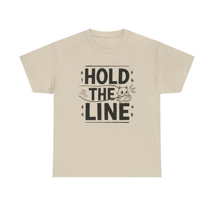 Hold The Line Idiom Cotton T-Shirt - Billien