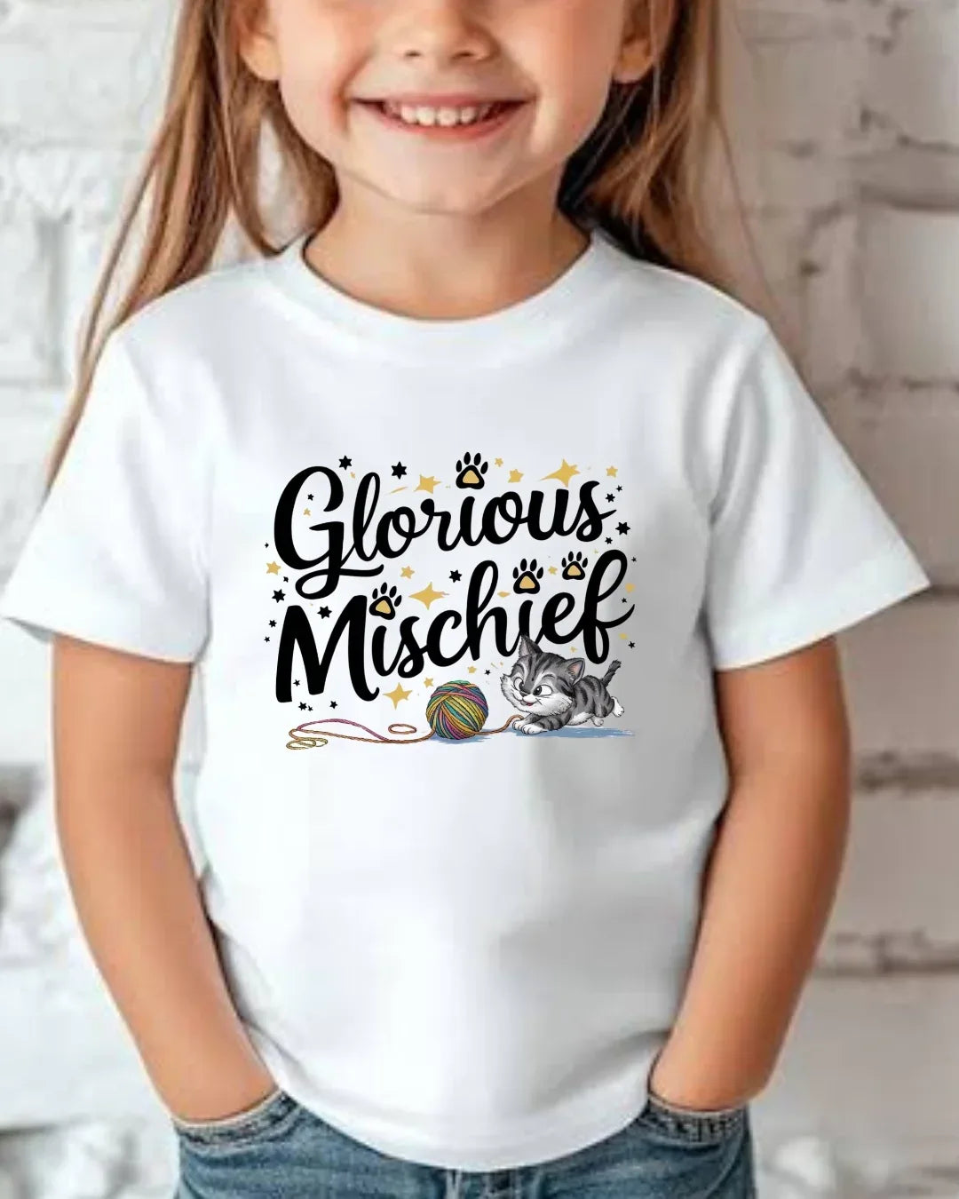 Glorious Mischief Youth Heavy Cotton T-Shirt - Billien
