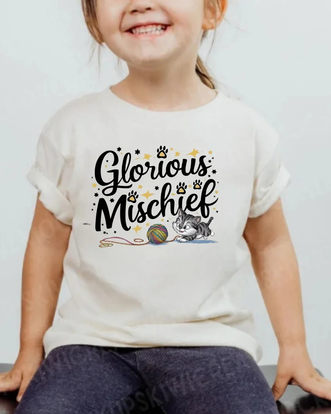 Glorious Mischief Youth Heavy Cotton T-Shirt - Billien