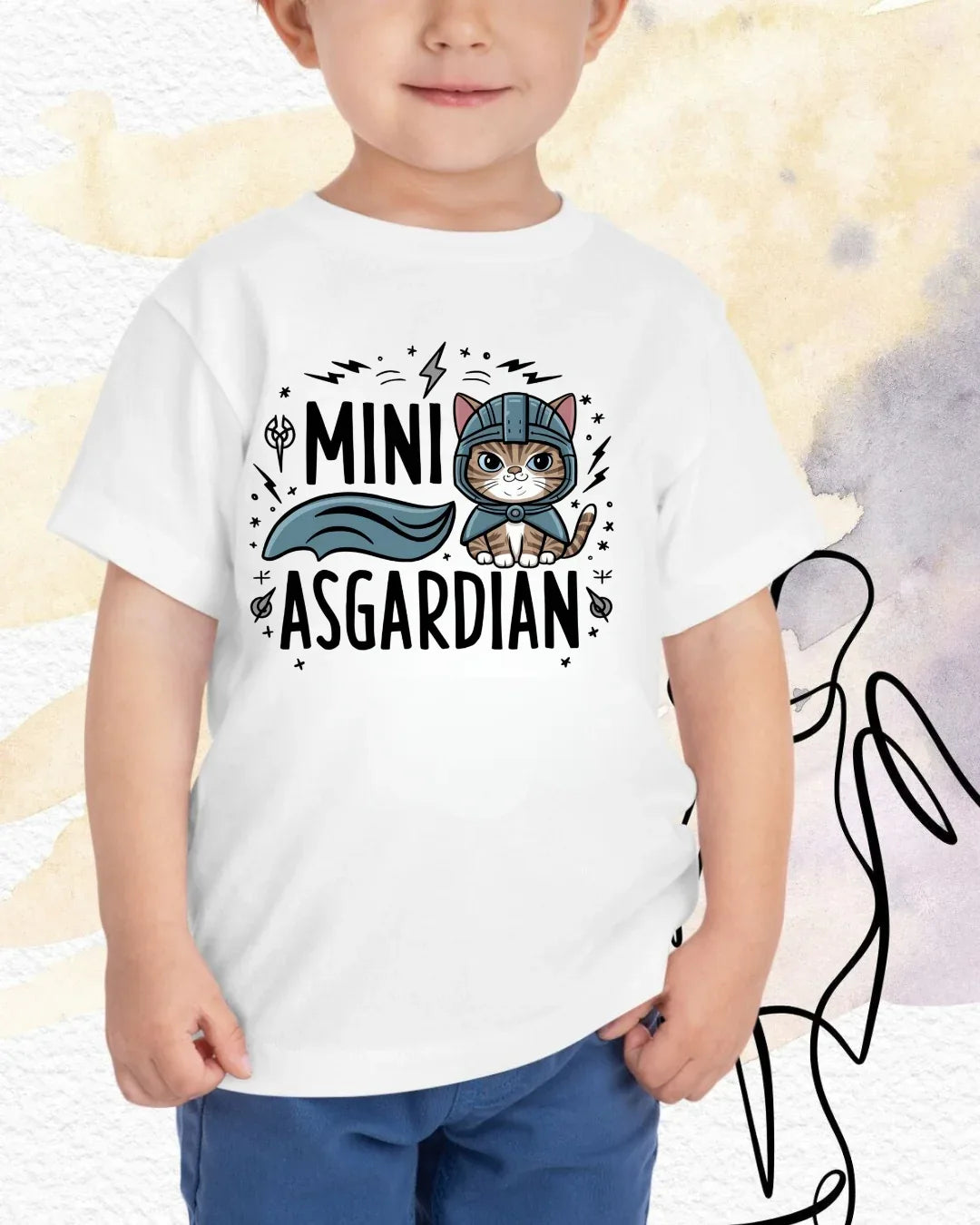 Mini Asgardian Youth Heavy Cotton T-Shirt - Billien
