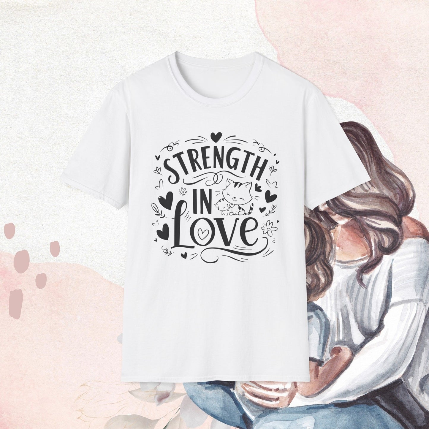 Strength In Love Cotton T-Shirt