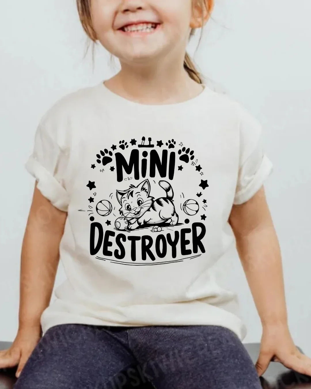 Mini Destroyer Youth Heavy Cotton T-Shirt - Billien