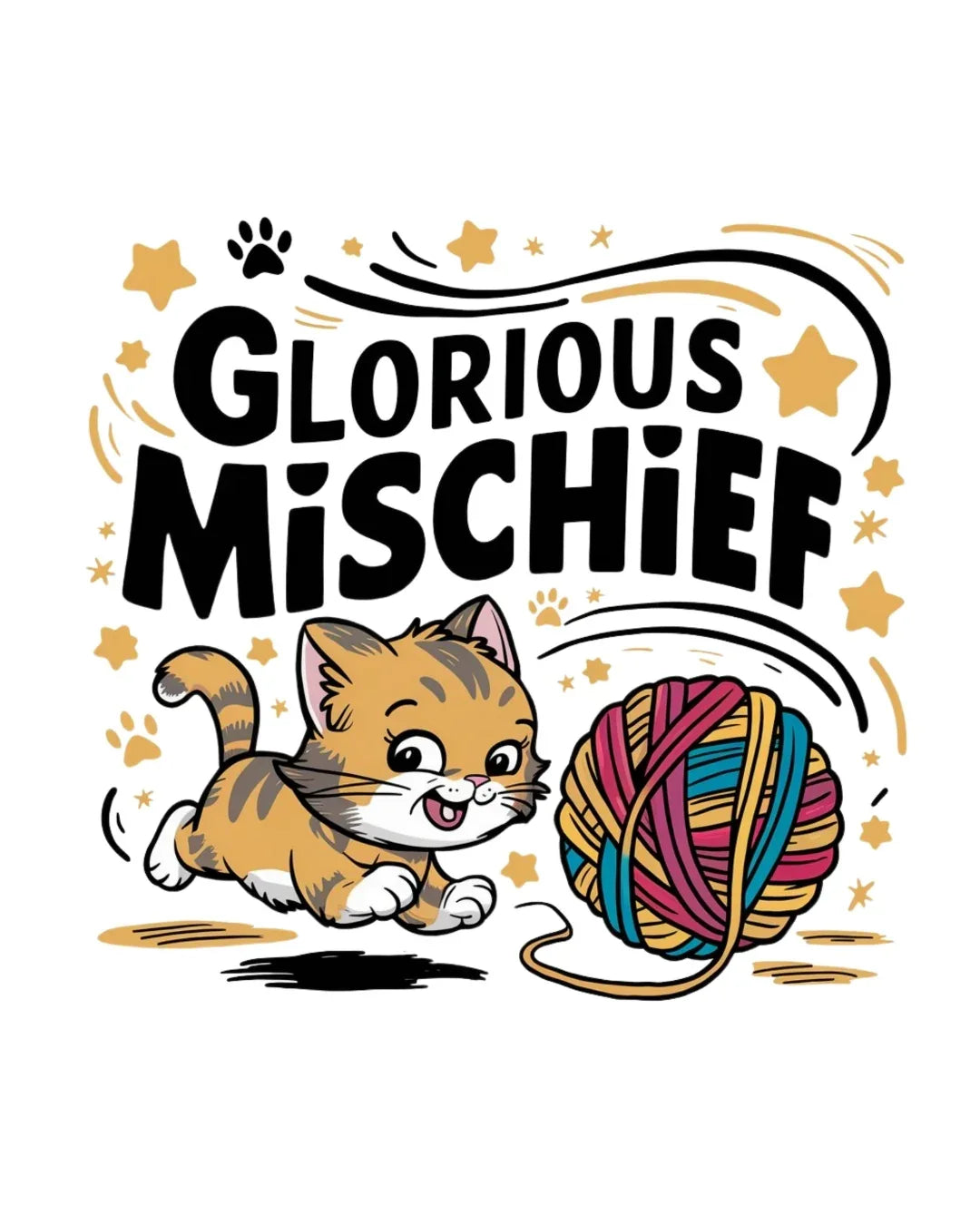 Glorious Mischief Kids Cotton T-Shirt - Billien