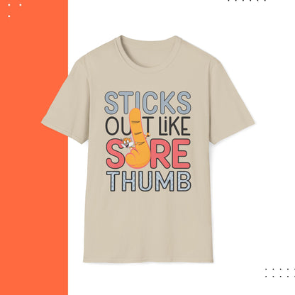 Stick Out Sore Throat Cotton T-Shirt