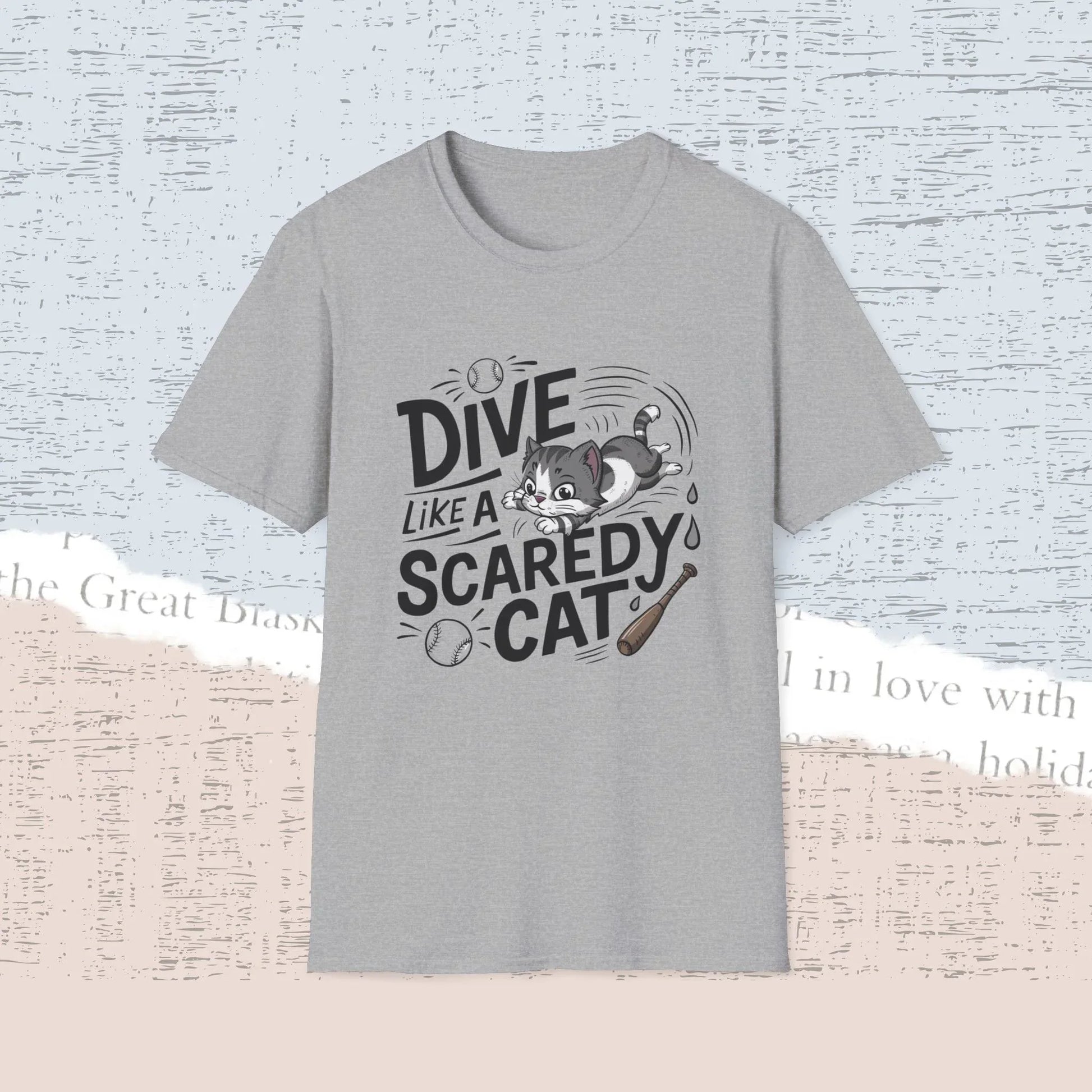 Dive Like Scaredy Cotton Men Tee - Billien
