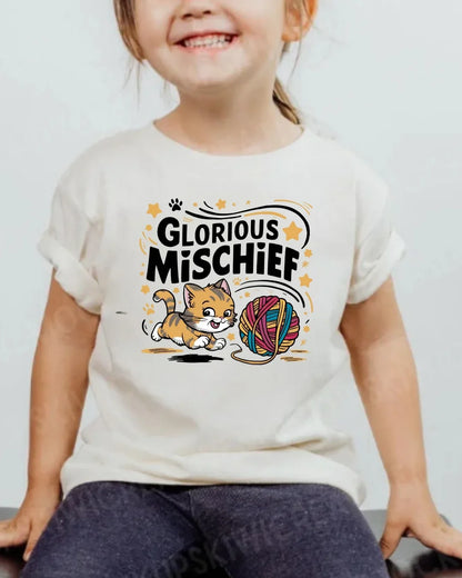 Glorious Mischief Kids Cotton T-Shirt - Billien