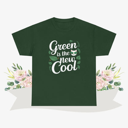 Green Is The New Cool Cotton Tshirts - Billien