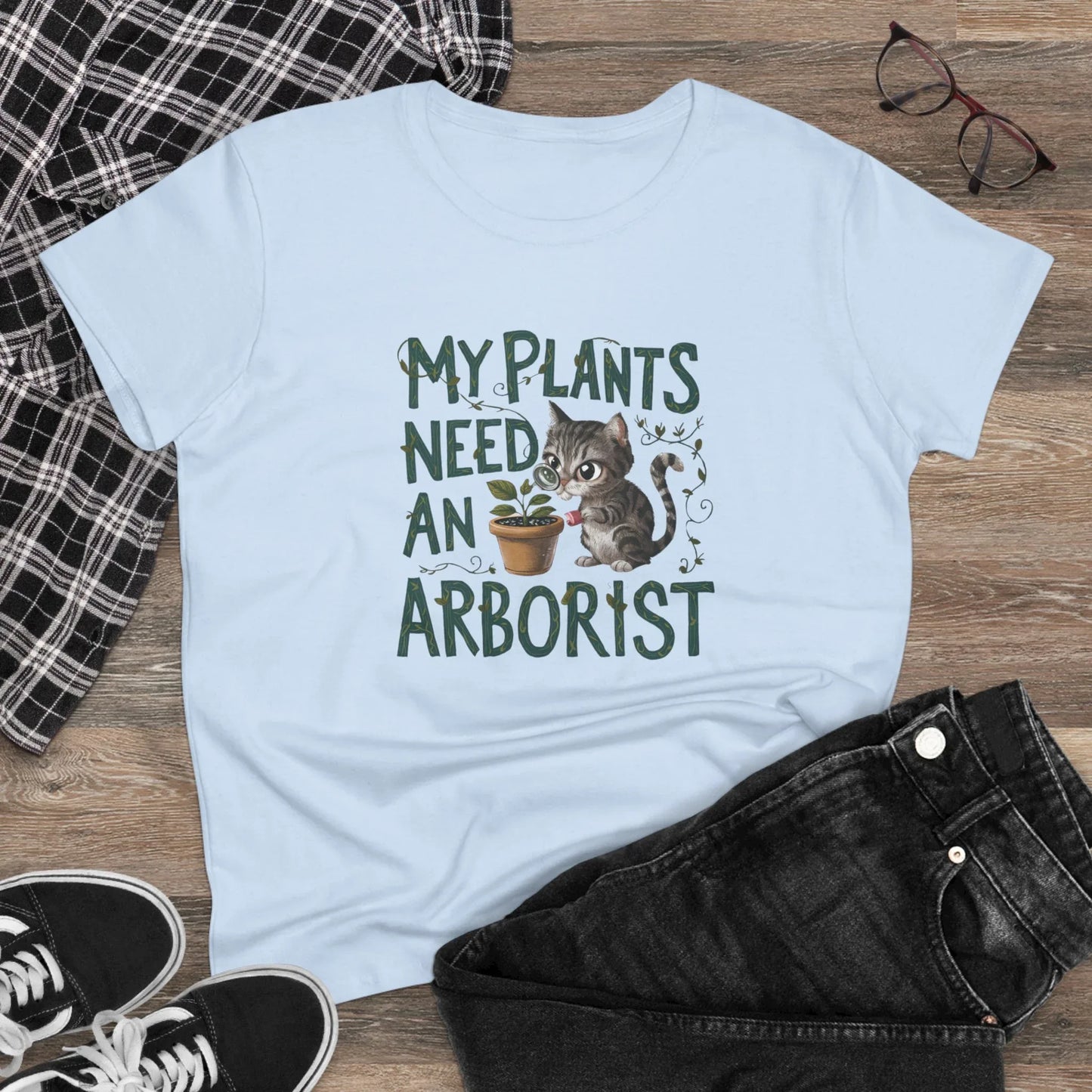 My Plant Need Arborist Women Cotton Tshirt - Billien