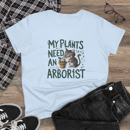 My Plant Need Arborist Women Cotton Tshirt - Billien
